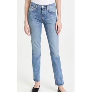 NEW NWT Agolde Womens Lylie Low Rise Slim Jeans in Hour Size 27